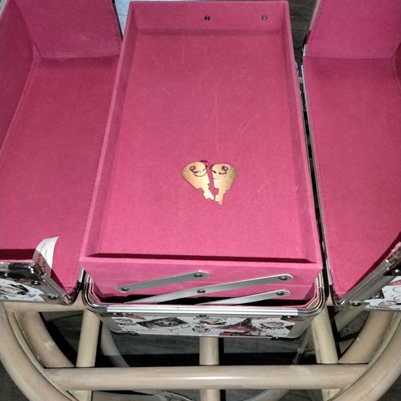 Chic Parisian Print Makeup Case Fashion Paris Fun - Picture 4 of 10